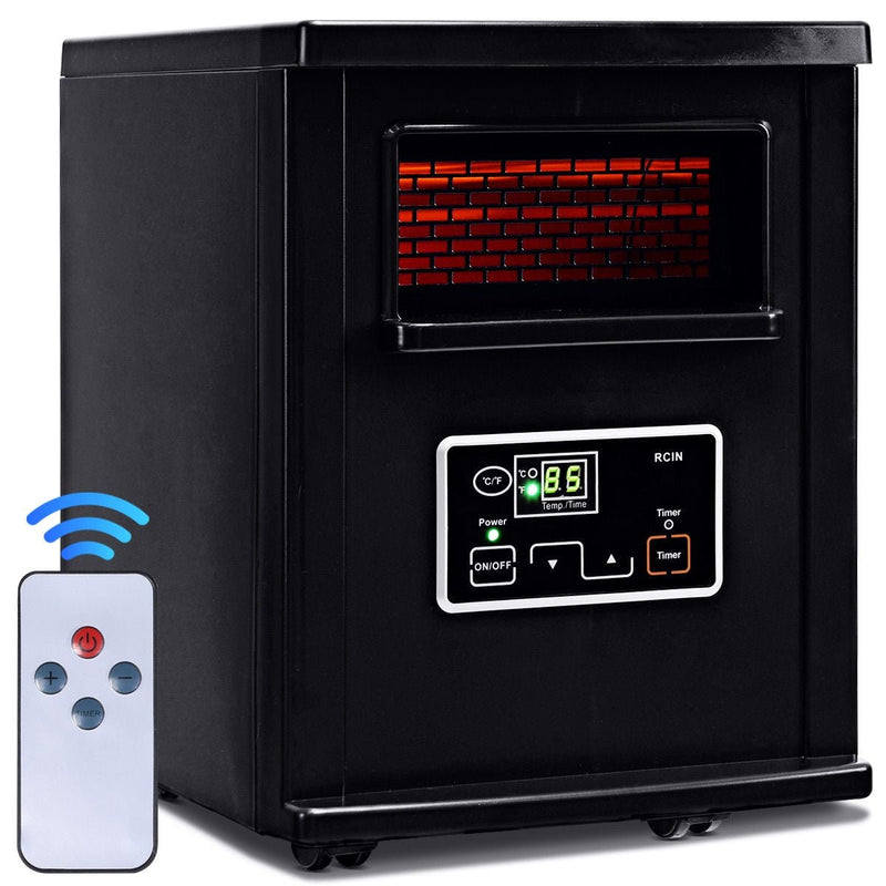 1500 W Electric Portable Remote Infrared Heater - Relaxacare