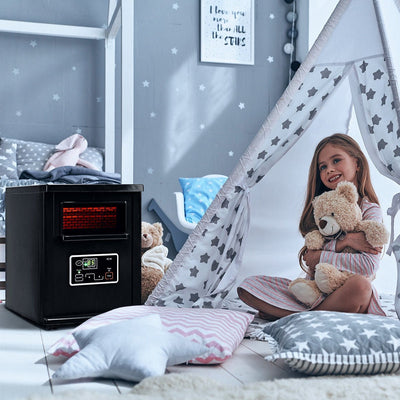 1500 W Electric Portable Remote Infrared Heater - Relaxacare