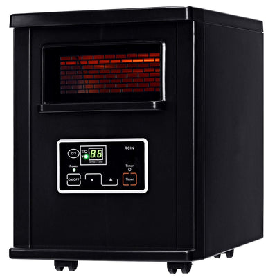 1500 W Electric Portable Remote Infrared Heater - Relaxacare