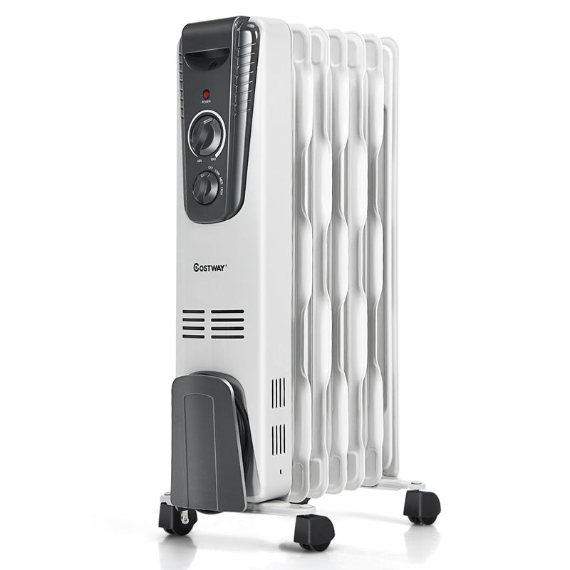 1500W Electric Space Heater with Adjustable Thermostat - Relaxacare