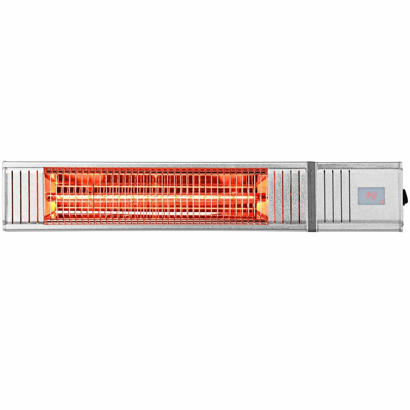 1500W Infrared Patio Heater with Remote Control and24H Timer for Indoor Outdoor - Relaxacare