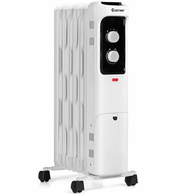 1500W Portable Space Heater with Adjustable Thermostat - Relaxacare