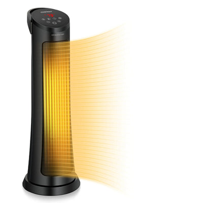 1500W PTC Fast Heating Space Heater with Remote Control - Relaxacare