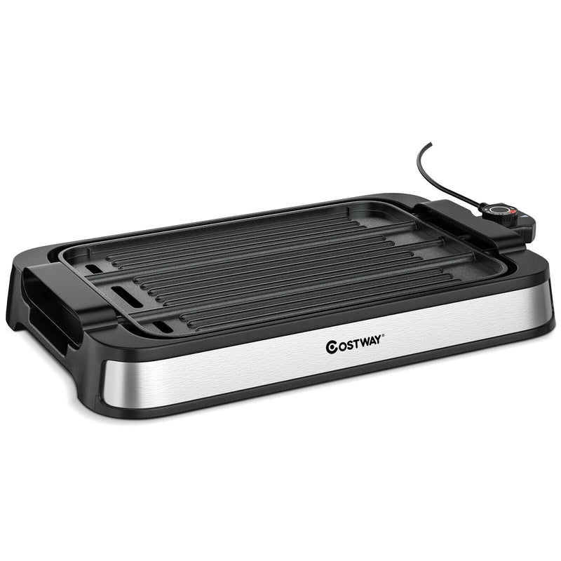 1500W Smokeless Indoor Grill Electric Griddle with Non-stick Cooking Plate - Relaxacare