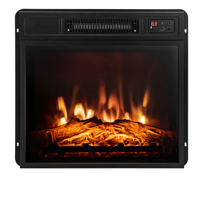 18 Inch Electric Fireplace Inserted with Adjustable LED Flame - Relaxacare