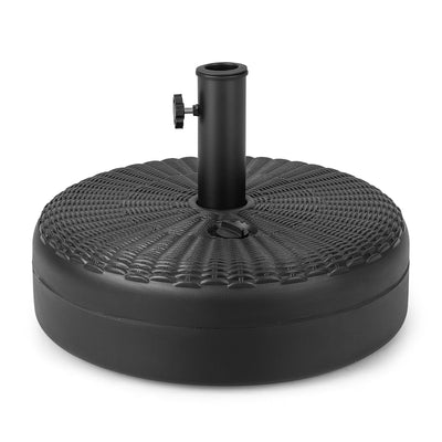 18 Inch Fillable Heavy-Duty Round Umbrella Base Stand - Relaxacare