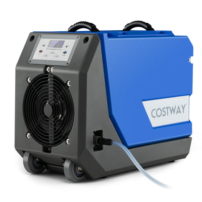 180 PPD Commercial Dehumidifier with Pump Drain Hose and Wheels - Relaxacare
