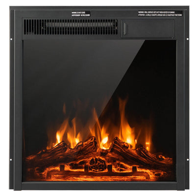 18/22.5 Inch Electric Fireplace Insert with 7-Level Adjustable Flame Brightness-22.5 inches - Relaxacare
