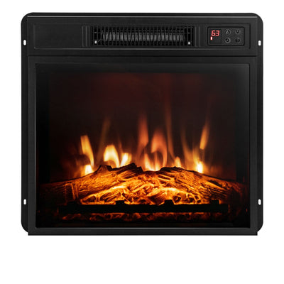 18/23 Inch Electric Fireplace Inserted with Adjustable LED Flame - Relaxacare
