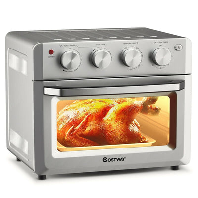 19 Qt Dehydrate Convection Air Fryer Toaster Oven with 5 Accessories - Relaxacare