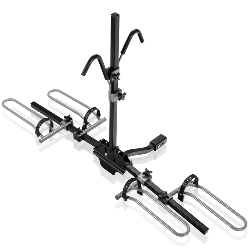 2-Bike Hitch Mount Bike Rack for 1-1/4 Inch or 2 Inch Receiver - Relaxacare