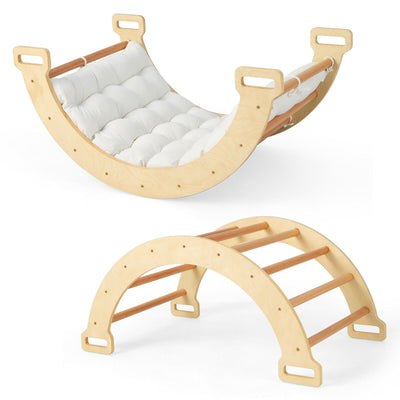 2-in-1 Arch Rocker with Soft Cushion for Toddlers - Relaxacare