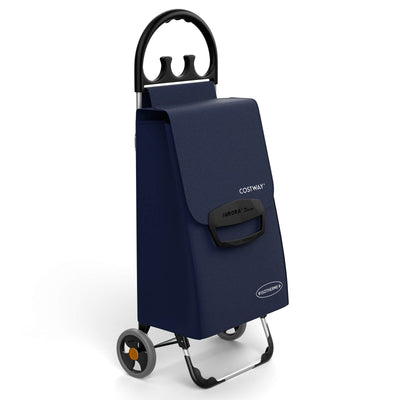2-in-1 Portable Shopping Cart with Removable Bag and Cozy Handle - Relaxacare