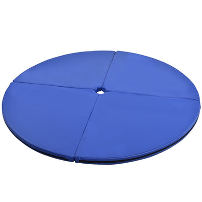 2 Inch Foldable Exercise Safety Mat for Pole Dance and Yoga - Relaxacare