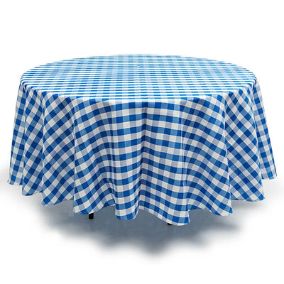 2 Pcs Stain Resistant and Wrinkle Resistant Table Cloth-Blue - Relaxacare
