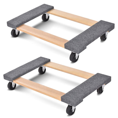 2 Pieces Furniture Dolly Moving Carrier with 1000lbs Capacity - Relaxacare