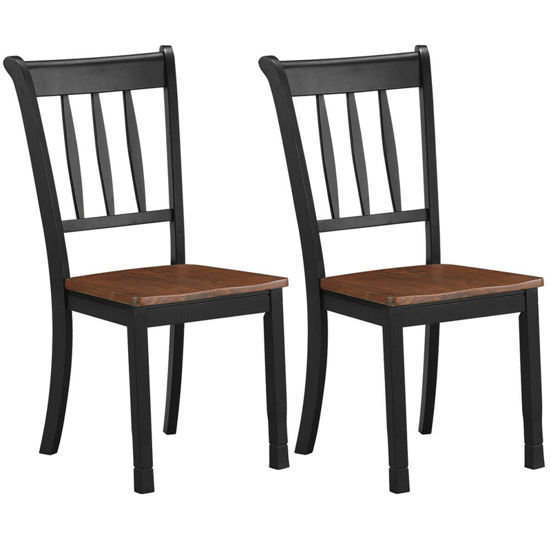 2 Pieces Solid Whitesburg Spindle Back Wood Dining Chairs - Relaxacare