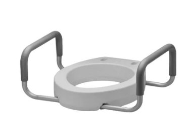 2” Raised Toilet Seat with Arms - Relaxacare