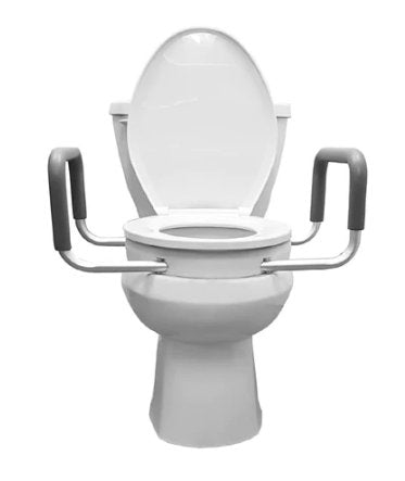 2” Raised Toilet Seat with Arms - Relaxacare