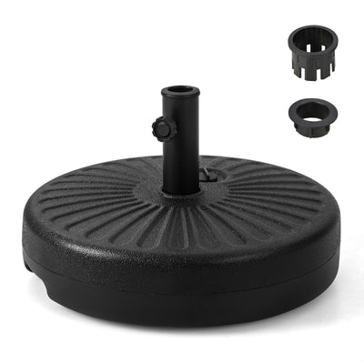 20 Inch Fillable Heavy-Duty Round Umbrella Base Stand - Relaxacare