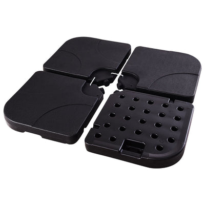 20 Inch Patio Offset Water Filled Plate Umbrella Base Sand - Relaxacare