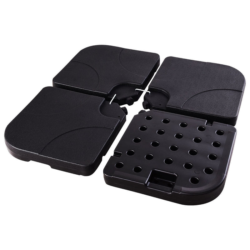 20 Inch Patio Offset Water Filled Plate Umbrella Base Sand - Relaxacare