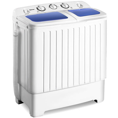 20 lbs Compact Twin Tub Washing Machine for Home Use - Relaxacare