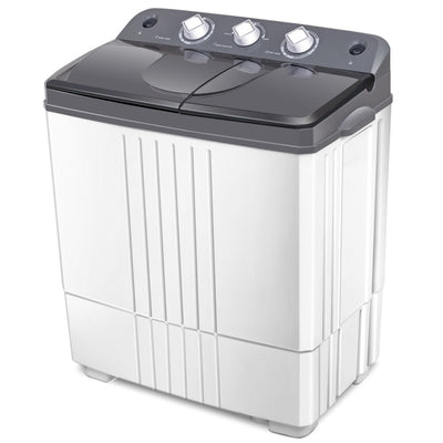 20 lbs Portable Semi-Automatic Twin-tub Washing Machine - Relaxacare