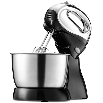200W 5-Speed Stand Mixer with Dough Hooks Beaters - Relaxacare