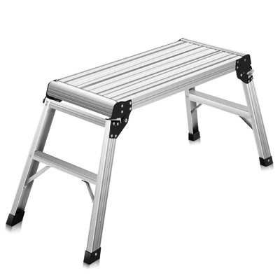 2015 HD EN131 Aluminum Platform Drywall Folding Stool Ladder - Relaxacare