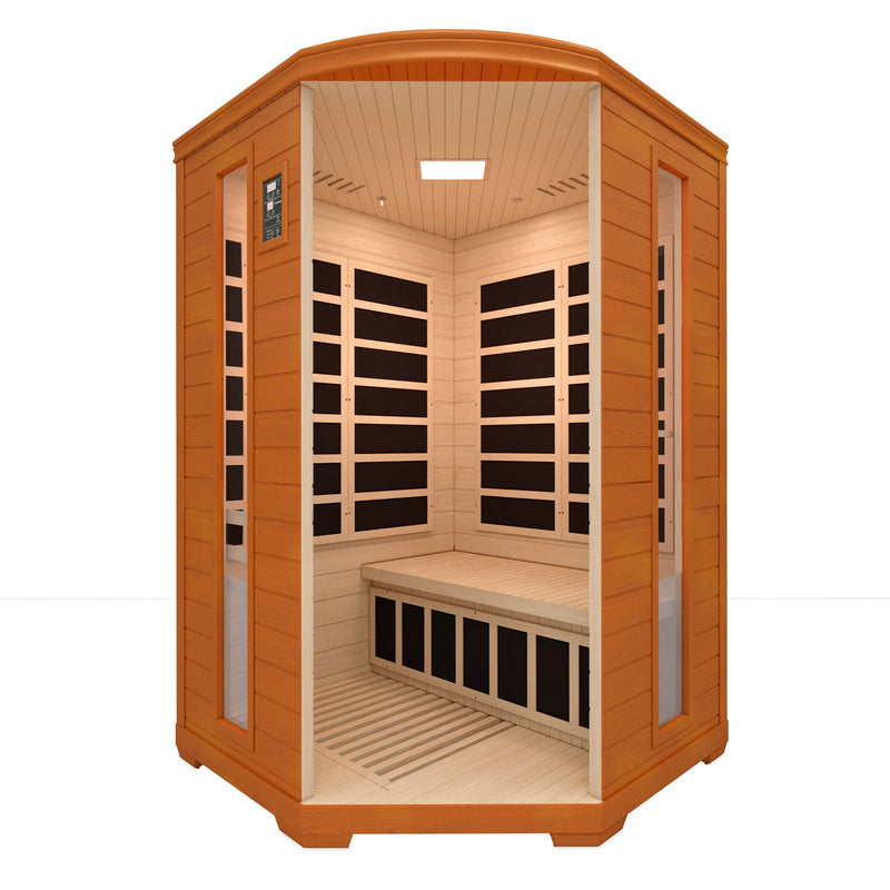 2023 Model-Early Black Friday Sale-Westinghouse-Corner Unit Sauna With 3D Heat/ Chromotherapy/ Bluetooth speakers- Low EMF-WES43-2000 - Relaxacare