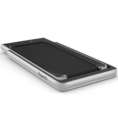 2.25 HP 2-in-1 Folding Walking Pad Treadmill with Dual Display and App Control - Relaxacare