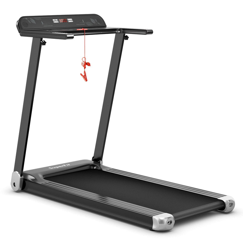 2.25 HP Electric Folding Treadmill with HD LED Display and APP Control Speaker - Relaxacare