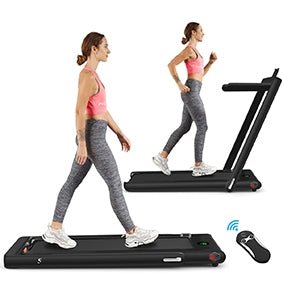 2.25HP 2-in-1 Folding Treadmill with APP Control Speaker - Relaxacare