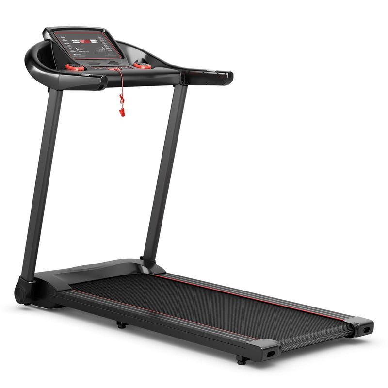 2.25HP Electric Running Machine Treadmill with Speaker and APP Control-Red - Relaxacare
