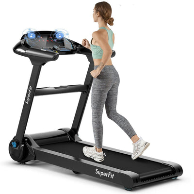 2.25HP Folding Treadmill Running Jogging Machine with APP heart rate bluetooth - Relaxacare