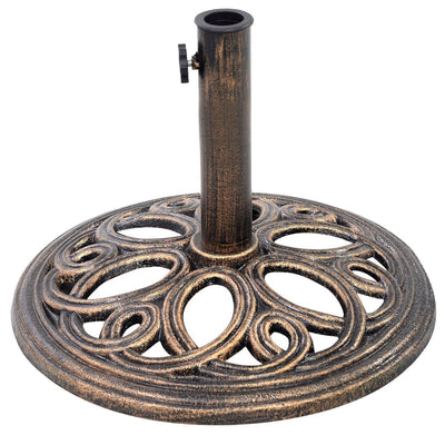 23-lbs 17 3/4 Inch Round Umbrella Base Stand - Relaxacare