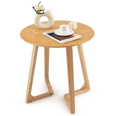 24 Inch Round End Table with Adjustable Foot Pads - Relaxacare