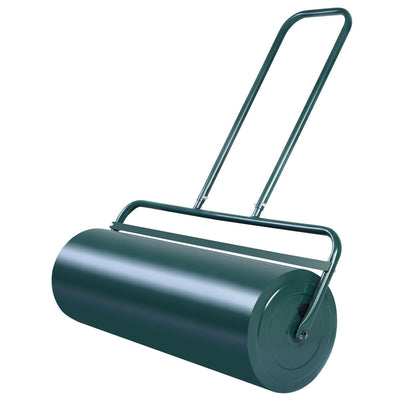 24 x 13 Inch Tow Lawn Roller Water Filled Metal Push Roller - Relaxacare
