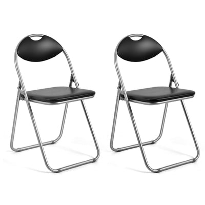 2/4/6 Pieces Portable Folding Dining Chairs Set with Carrying Handles-Set of 2 - Relaxacare