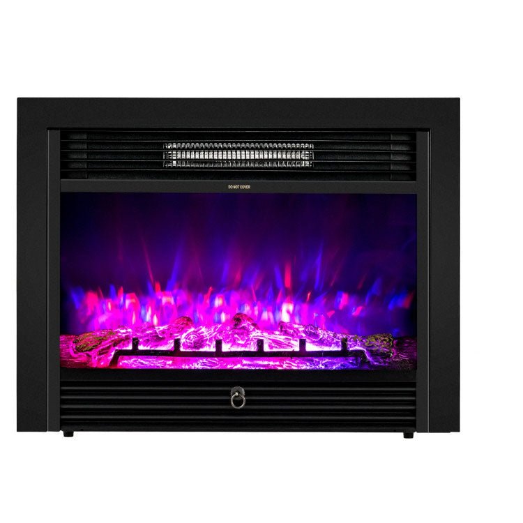 28.5 Inch Electric Fireplace Recessed with 3 Flame Colors - Relaxacare