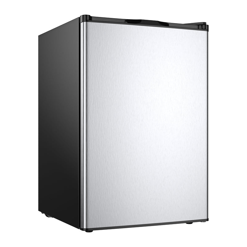 3 Cubic Feet Compact Upright Freezer with Stainless Steel Door - Relaxacare