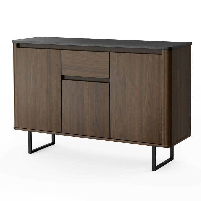 3-Door Kitchen Buffet Sideboard with Drawer for Living Room Dining Room - Relaxacare