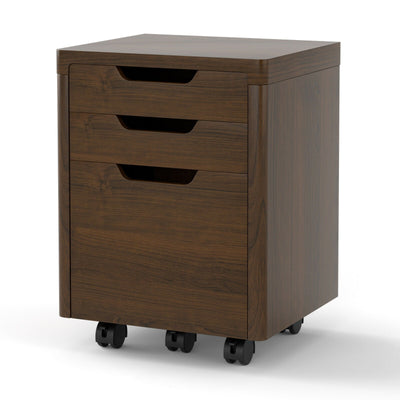3 Drawer Mobile File Cabinet with Lockable Casters - Relaxacare