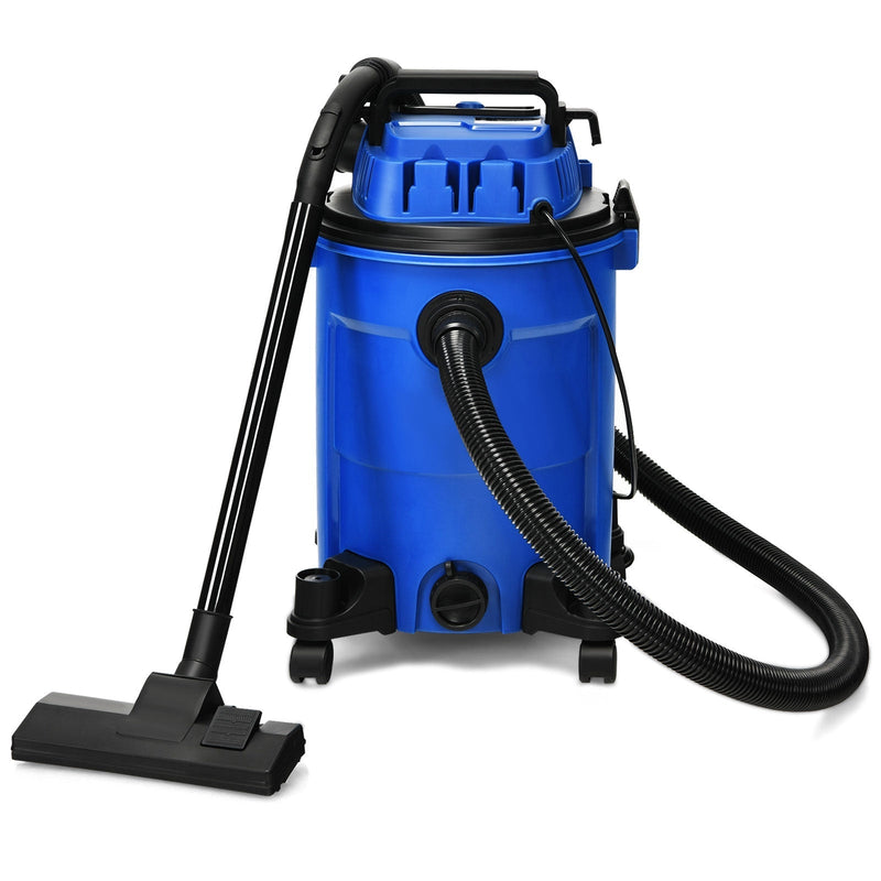 3 in 1 6.6 Gallon 4.8 Peak HP Wet Dry Vacuum Cleaner with Blower-Blue - Relaxacare