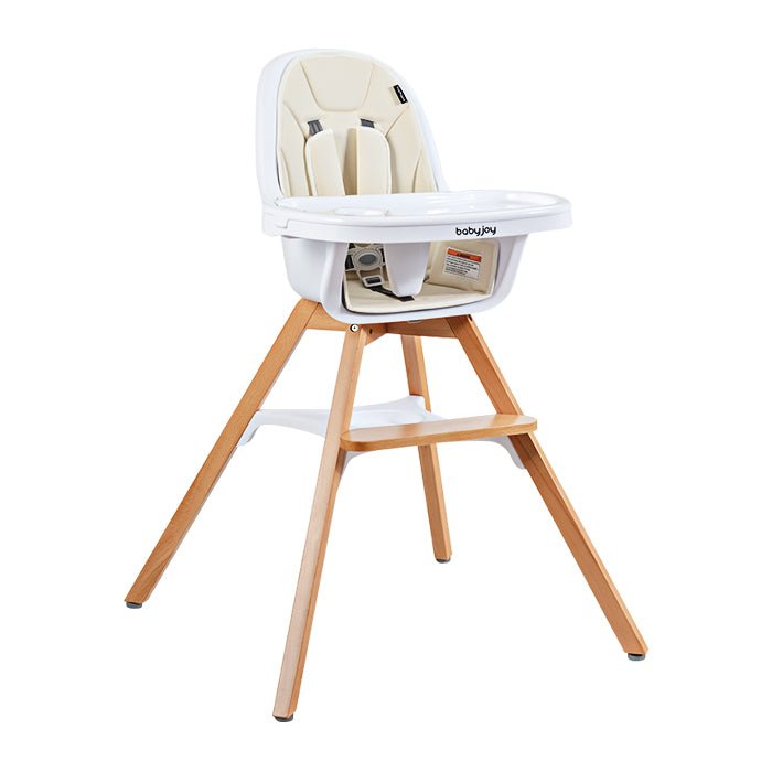3-in-1 Convertible Baby High Chair with Replaceable Legs and Rocking Bar - Relaxacare