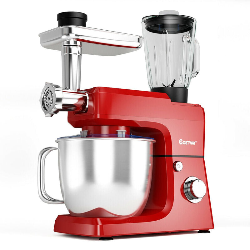 3-in-1 Multi-functional 6-speed Tilt-head Food Stand Mixer - Relaxacare