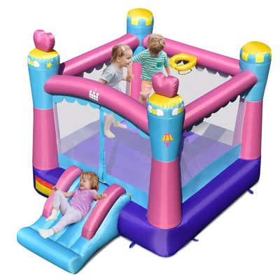 3-in-1 Princess Theme Inflatable Castle without Blower - Relaxacare