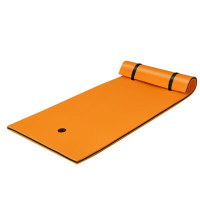 3-Layer Relaxing Tear-proof Water Mat-Orange - Relaxacare