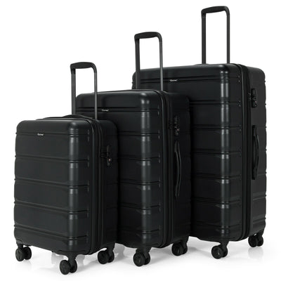3 Piece Luggage Set with TSA Lock - Relaxacare